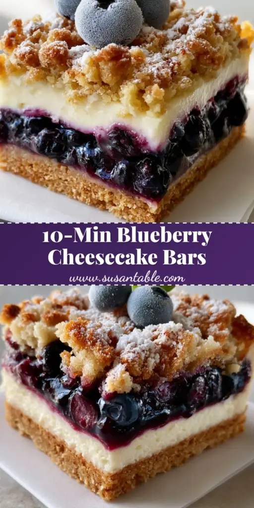 Blueberry Crumble Cheesecake with Buttery Streusel Topping 3 A close-up vertical shot of a Blueberry Crumble Cheesecake slice showing the graham cracker crust, velvety cream cheese, and glossy blueberry layers topped with golden streusel.