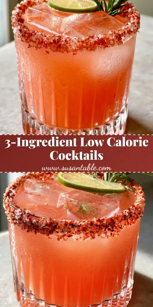Low Calorie Cocktail Recipes: The Ultimate Skinny Sparkling Grapefruit Refresher 4 A close-up of a skinny grapefruit cocktail in a ribbed crystal glass with a salt and tajin rim, perfectly representing low calorie cocktail recipes.